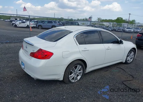 2012 Infiniti G25 Journey from USA, damaged, VIN JN1DV6AP5CM700338
